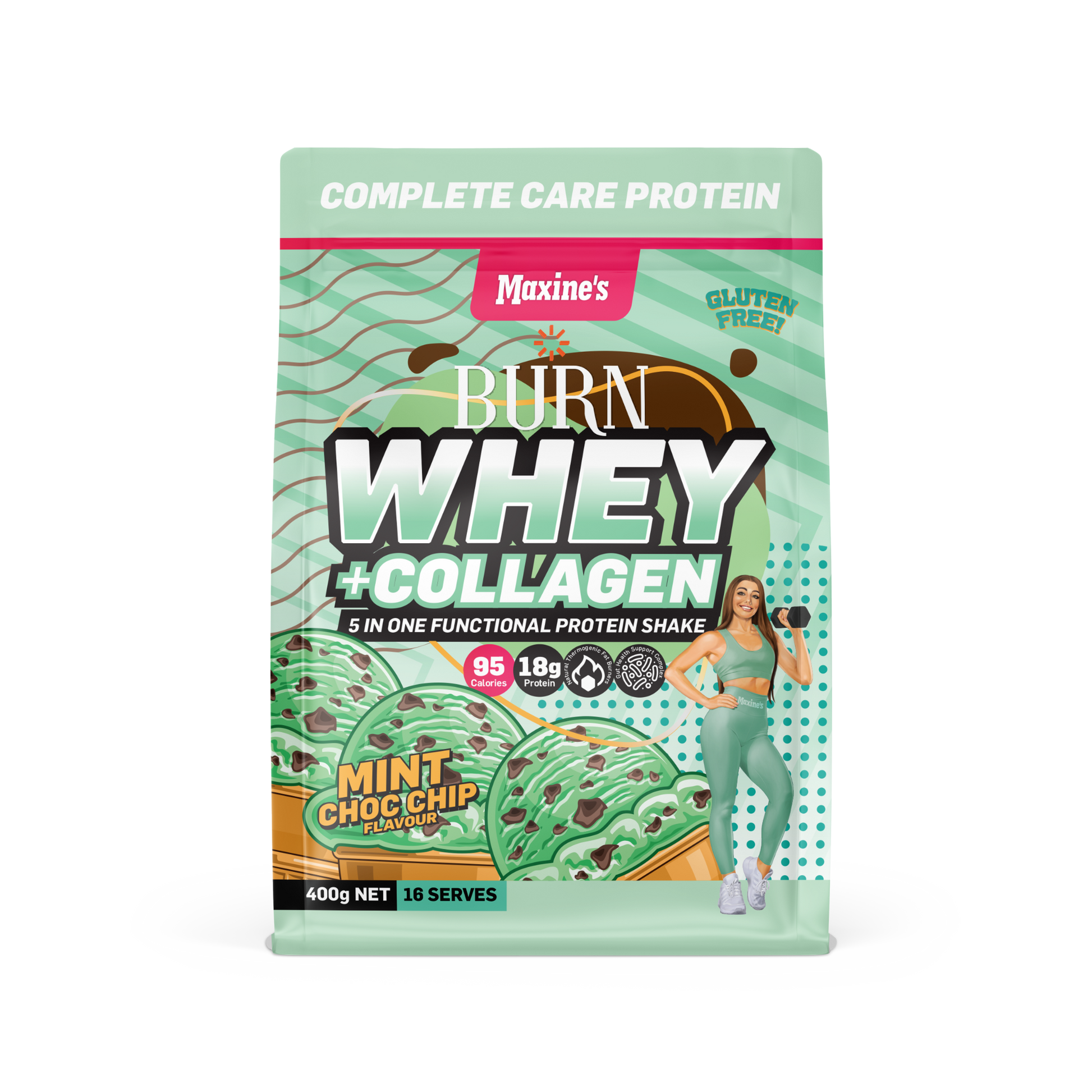 BURN WHEY + COLLAGEN PROTEIN by MAXINE'S