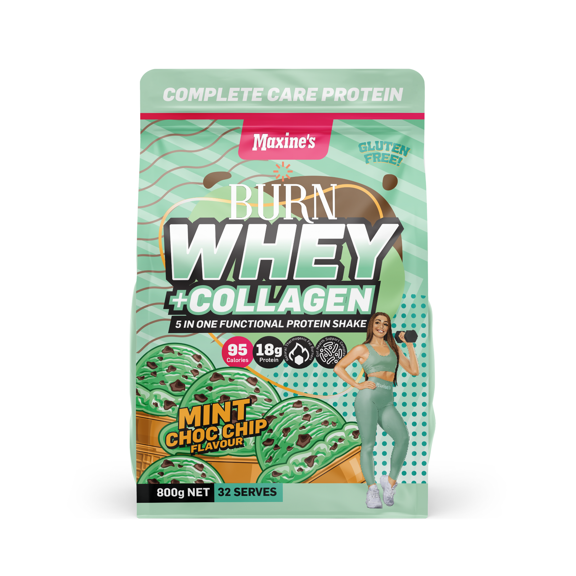 BURN WHEY + COLLAGEN PROTEIN by MAXINE'S