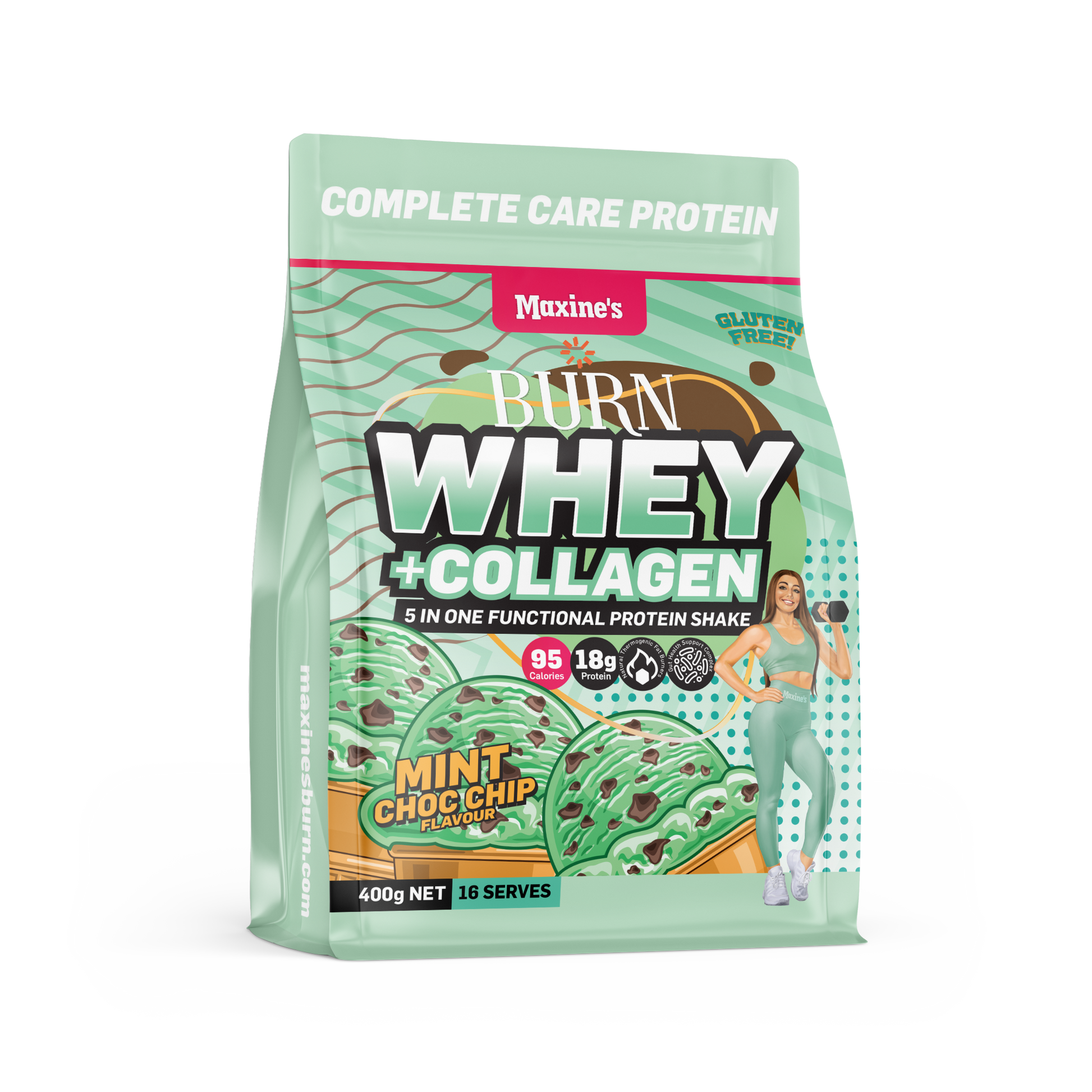 BURN WHEY + COLLAGEN PROTEIN by MAXINE'S